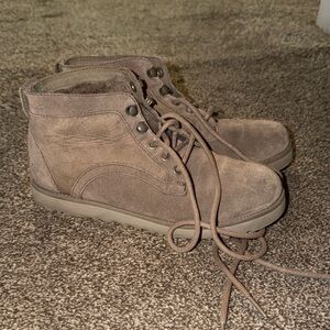 UGG Gray Suede Boots 6.5